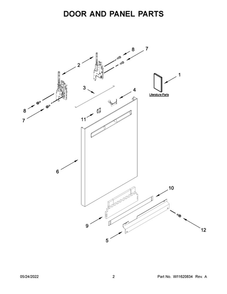 Part Location Diagram of W11404473 Whirlpool ENERGY GUIDE