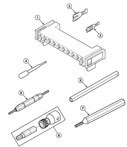 Tools Diagram and Parts List for SDE707QF1500  Speed Queen Dryer