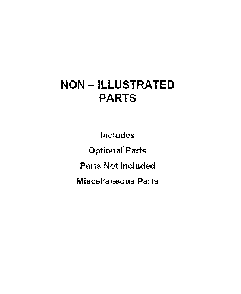 Optional parts (not included) Diagram and Parts List for MVWC465HW3  Maytag Washer