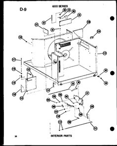 Section 19 Diagram and Parts List for 212-2JM P54655-65R Amana Air Conditioner