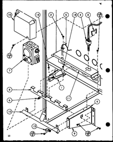 Section 2 Diagram and Parts List for GHI140A35 P6983108F Amana Heater