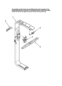 Upper Wash And Rinse Parts, Optional Parts Diagram and Parts List for MDB5601AWB46  Maytag Dishwasher