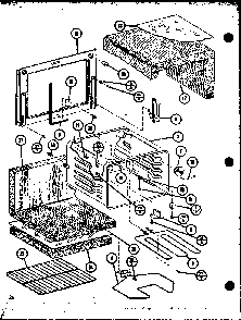 Section 10 Diagram and Parts List for RCC-1010 P85729-1S Amana Range