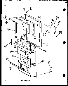 Lower Door Parts Diagram and Parts List for TM14KL-P7705206WL  Amana Refrigerator
