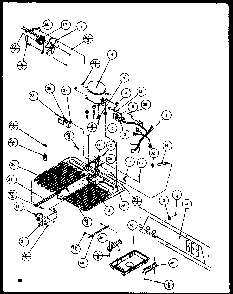 Panasonic Compressor Diagram and Parts List for TZ21Q2W-P1111713WW  Amana Refrigerator