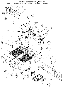 Machine Compartment - Panasonic Diagram and Parts List for 36531-P1121902W  Amana Refrigerator