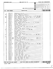 Fresh Food Compartment Page 2 Diagram and Parts List for 22902-OA  Admiral Refrigerator