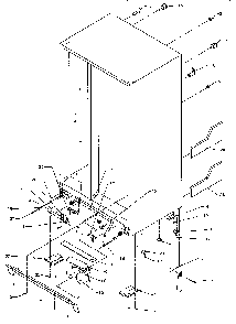 Drain System & Rollers Diagram and Parts List for SRD20S4W-P1190801WW  Amana Refrigerator