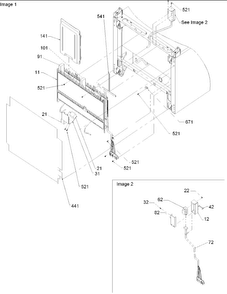 Condenser & Timer Box Assy Diagram and Parts List for BB20VW-P1321307WW  Amana Refrigerator