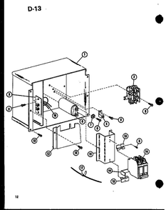 Diagram 4 Diagram and Parts List for SRCF42-U01A P69044-2C Amana Air Conditioner