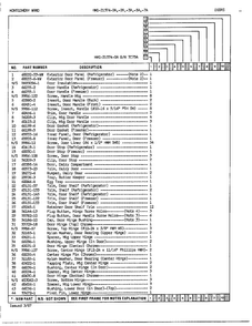 Doors Page 2 Diagram and Parts List for 21574A  Admiral Refrigerator