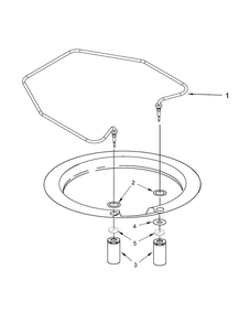 Heater Parts Diagram and Parts List for JDB3650AWF3  Jenn-Air Dishwasher