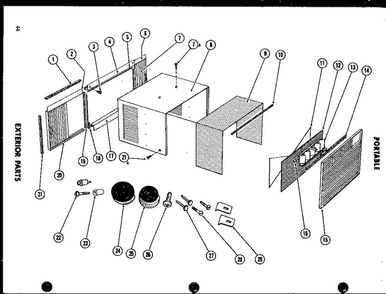 Part Location Diagram of C158452-1 Whirlpool DISCONTINUED
