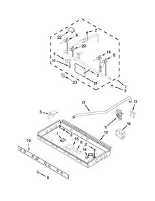 Part Location Diagram of W10813917 Whirlpool REGULATOR