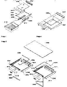 Shelving Assemblies Diagram and Parts List for TR518ITWL-P1183708WL  Amana Refrigerator