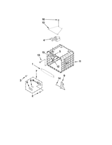 18" Oven Parts Diagram and Parts List for YJDRP548WP00  Jenn-Air Range
