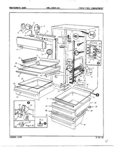 Part Location Diagram of 400001-2 Maytag Screw-temp control