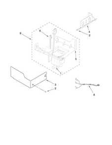 Pump Parts Diagram and Parts List for MIM1554WRS1  Maytag Ice Maker