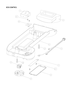 Control Box Parts Diagram and Parts List for 11170719911  Kenmore Refrigerator
