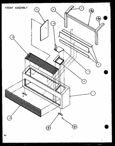 Part Location Diagram of D9818102 Whirlpool Front pnt