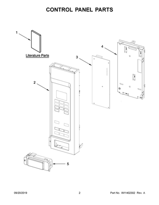 Part Location Diagram of W11199603 Whirlpool Installation Instructions
