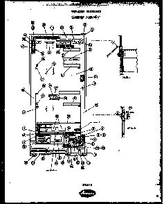 Unit Diagram and Parts List for BRS15L  Amana Refrigerator