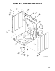 Part Location Diagram of D510136 Maytag Top hinge