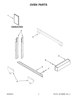 Oven Parts Diagram and Parts List for JMC2427IL01  Maytag Microwave