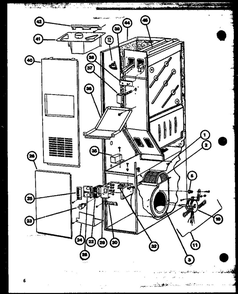 Diagram 1 Diagram and Parts List for GH1000 P9806204F Amana Furnace