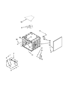 30" Oven Parts Diagram and Parts List for JDRP548WP02  Jenn-Air Range