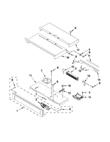 Part Location Diagram of WPW10284942 Whirlpool Control, Electric