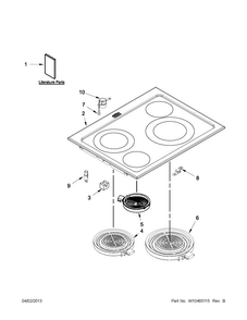 Part Location Diagram of 8101P716-60 Whirlpool INSTALLATION INSTRUCTIONS (ENG