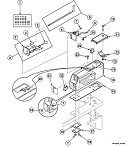 Meter Case Diagram and Parts List for SDEH07QJ1500  Speed Queen Dryer