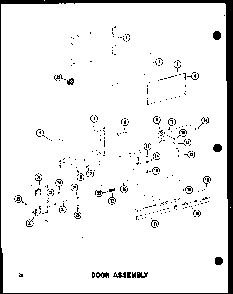 Section 7 Diagram and Parts List for RC-20 P72100-5M Amana Microwave
