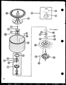 Section 9 Diagram and Parts List for LW2602 P7804710W W Amana Washer