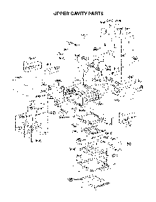 Upper Cavity Parts Diagram and Parts List for 72176033610  Kenmore Range