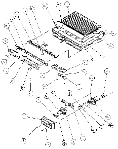 Comparment Separator/divider Block Diagram and Parts List for 85178-P1117103W  Amana Refrigerator