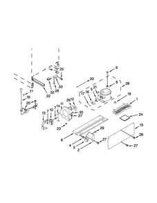 Unit Parts Diagram and Parts List for JUW24FRARS00  Jenn-Air Wine and Beverage Cooler