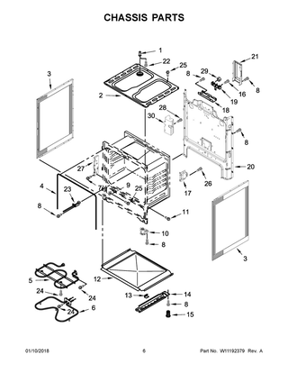 Part Location Diagram of WP34029 Whirlpool Nut