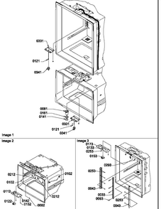 Light Switches & Drain Funnel Diagram and Parts List for BR22VW-P1321505WW  Amana Refrigerator