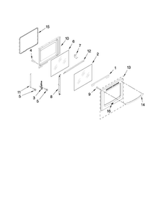 Part Location Diagram of WPW10171748 Whirlpool Door Handle - Black