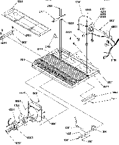 Machine Compartment Diagram and Parts List for SRD327S3W-P1312502WW  Amana Refrigerator