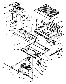 Divider Block Diagram and Parts List for TR25S5L-P1196401WL  Amana Refrigerator
