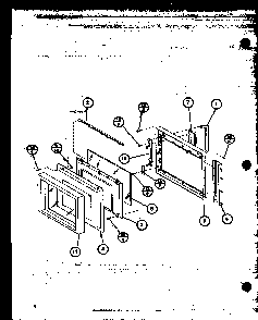 Section 3 Diagram and Parts List for MVH-1020-P76647-3M  Amana Microwave