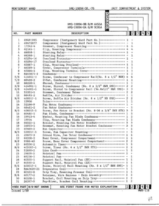 Unit Compartment And System Page 2 Diagram and Parts List for 19894A  Admiral Refrigerator