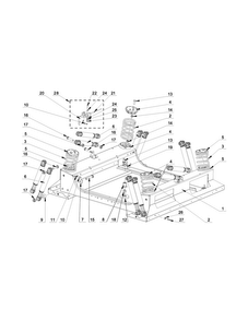 Lower Frame Parts Diagram and Parts List for MXS55PNATS  Maytag Washer