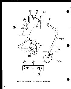 Section 12 Diagram and Parts List for LW1201 P1110510W W Amana Washer