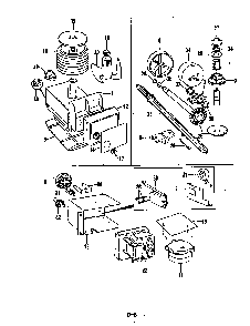 Ice Cream Maker Diagram and Parts List for CRC24EA-3AI-5M75A  Magic Chef Refrigerator