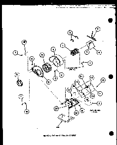 Section 7 Diagram and Parts List for LE3902W P1122603WW Amana Dryer