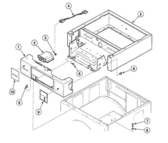 Wrapper Assy Diagram and Parts List for SWFY71QN  Speed Queen Washer